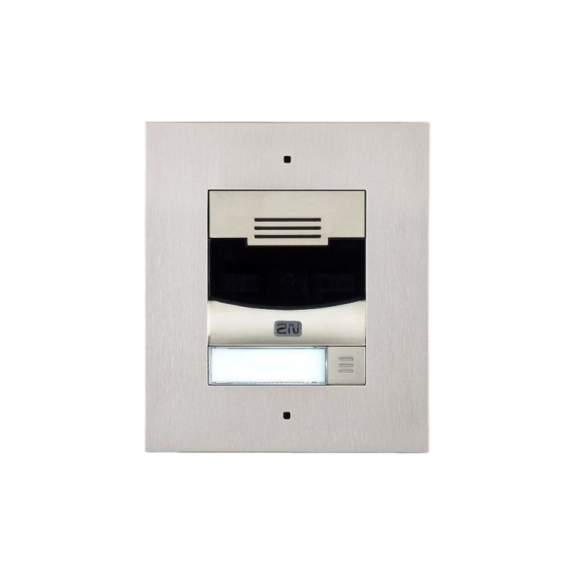 IP Solo Flush, Netzwerk Türstation, 1 Ruf Taste, Basiseinheit, Kamera, IK08, IP54, Unterputzmontage-Beschreibung lesen