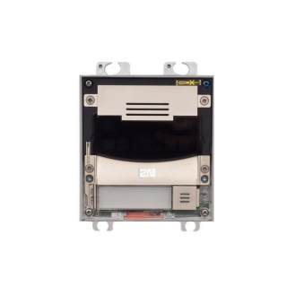 IP Solo Flush NoCam Black, Netzwerk Türstation, 1 Ruf Taste, ohne Kamera, IK08, IP54, Schwarz, Unterputz-Beschreibung lesen