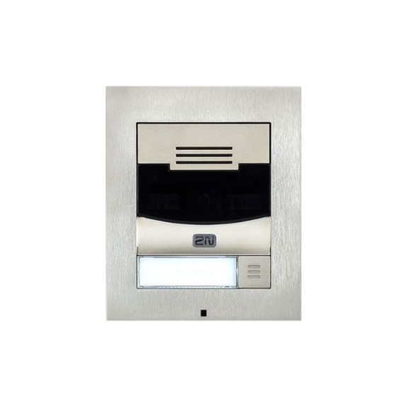 IP Solo Surface, Netzwerk Türstation, 1 Ruf Taste, Basiseinheit, Kamera, IK08, IP54, Aufputzmontage-Beschreibung lesen