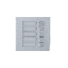 Dahua - VTO4202F-MB5 - 5 Knopf Modul, - 5 Klingel / 5 Knopf Modul - Material: Aluminium - IP65, IK07 Dahua - VTO4202F-MB5 - 5 Knopf Modul, - 5 Klingel / 5 Knopf Modul - Material: Aluminium - IP65, IK07