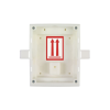 2N IP Verso Flush Mount Box 1M, Unterputzkasten, für eine 2N IP Verso Moduleinheit 2N IP Verso Flush Mount Box 1M, Unterputzkasten, für eine 2N IP Verso Moduleinheit