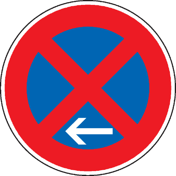 Verkehrszeichen Ende des absoluten Haltverbots Verkehrszeichen Ende des absoluten Haltverbots-Beschreibung lesen