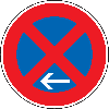 Verkehrszeichen Ende des absoluten Haltverbots Verkehrszeichen Ende des absoluten Haltverbots