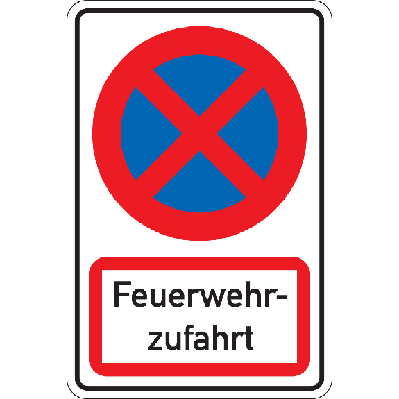 Kombischild Parkverbot-Feuerwehrzufahrt, Aluminium RA1, reflektierend, 600x900mm, DIN 67520, nach StVO Kombischild Parkverbot-Feuerwehrzufahrt, Aluminium RA1, reflektierend, 600x900mm, DIN 67520, nach StVO-Beschreibung lesen
