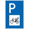 Parkplatzschild E-Bike, mit Symbol, Aluminium, spitze Ecken, 400x600mm Parkplatzschild E-Bike, mit Symbol, Aluminium, spitze Ecken, 400x600mm
