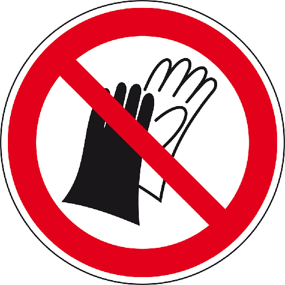 Verbotsschild Ben.Handschuhen verb., RoHS konform, Folie, Ø 50mm, 10/Bogen, ASR A1.3, DIN EN ISO 7010 P028 Verbotsschild Ben.Handschuhen verb., RoHS konform, Folie, Ø 50mm, 10/Bogen, ASR A1.3, DIN EN ISO 7010 P028-Beschreibung lesen