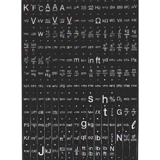 Kit d'étiquettes pour PAX (16 par kit) V - PAXLBK26-Lire la description