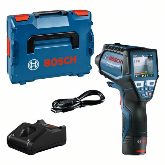 Dtecteur thermique Bosch GIS 1000 C, avec 2 batteries Li-Ion de 1,5 Ah, L-BOXX-Leggi tutto