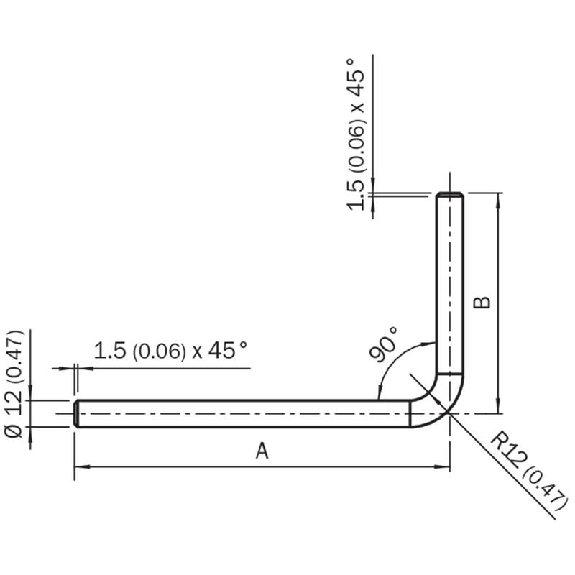 Tube pour systeme de fixation - BEF-MS12L-S04 Tube pour systeme de fixation - BEF-MS12L-S04-Lire la description