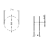 Support de montage pour Tag - BIS Z-SP-001 (BAM018M) Support de montage pour Tag - BIS Z-SP-001 (BAM018M)