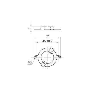 Kit de ressort anti-rotation (rond) pour axe creux traversant (<ø8mm) - BAU10158423-Lire la description
