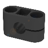 Suppport pour détecteur Ø8mm, 27x12x16mm, PA 6 - BES 08,0-BS-1 (BAM00A2) Suppport pour détecteur Ø8mm, 27x12x16mm, PA 6 - BES 08,0-BS-1 (BAM00A2)