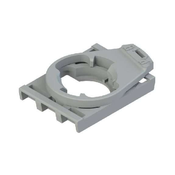 Adaptateur de fixation p/ 3 blocs contacts E2 CP et blocs led E2 LP - E2 1BAC12-Leggi tutto