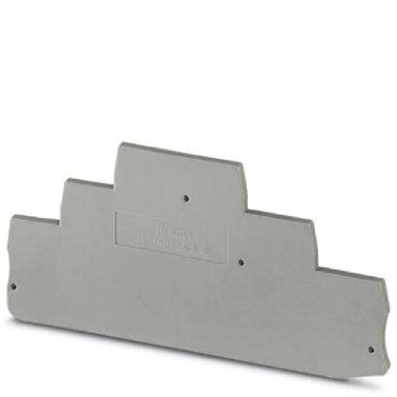 Flasque d'extrémité, 97,2 x 2,2 x 45 mm, gris - D-PT 1,5/S-3L Flasque d'extrémité, 97,2 x 2,2 x 45 mm, gris - D-PT 1,5/S-3L-Lire la description
