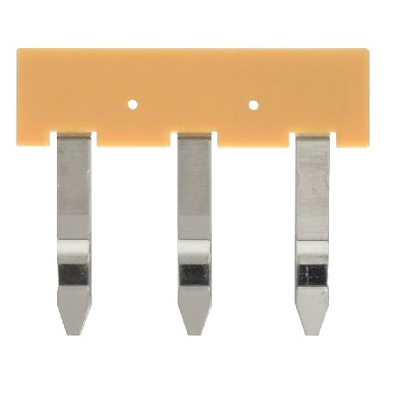 Pontage pour PYF-PU/P2RF-PU pas 7.75mm, 3 pôles, jaune - PYDN-7.75-030Y Pontage pour PYF-PU/P2RF-PU pas 7.75mm, 3 pôles, jaune - PYDN-7.75-030Y-Lire la description