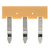 Pontage pour PYF-PU/P2RF-PU pas 7.75mm, 3 pôles, jaune - PYDN-7.75-030Y Pontage pour PYF-PU/P2RF-PU pas 7.75mm, 3 pôles, jaune - PYDN-7.75-030Y