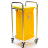 Chariot porte-sac avec couvercle et accessoires