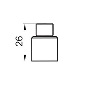 Sonde 1/1 B EN 60751, simplex, Ø3mm x 35mm, G 1/2 A DIN 3852-E - TE2-3.F.1019.0035.0