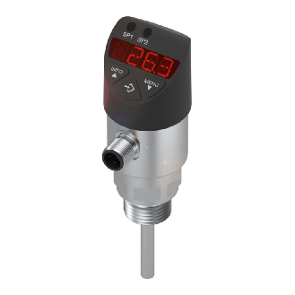 Sonde en contact avec le fluide Pt100, PNP/0-10V, -20...80°C, G1/2 - BFT 6050-HV003-A00A0C-S4 (BFT0016)-Lire la description