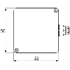 Sonde Pt100 d'ambiance -50..80°C boitier 50x52x35mm IP66 - SAEE Sonde Pt100 d'ambiance -50..80°C boitier 50x52x35mm IP66 - SAEE