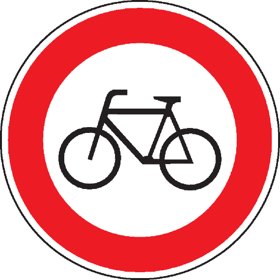 Verkehrszeichen Verbot für Radverkehr Nr.254, Aluminium RA1, reflektierend, Ø 600mm, DIN 67520 Verkehrszeichen Verbot für Radverkehr Nr.254, Aluminium RA1, reflektierend, Ø 600mm, DIN 67520-Beschreibung lesen