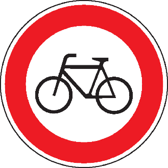 Verkehrszeichen Verbot für Radverkehr Nr.254, Aluminium RA1, reflektierend, Ø 600mm, DIN 67520-Beschreibung lesen
