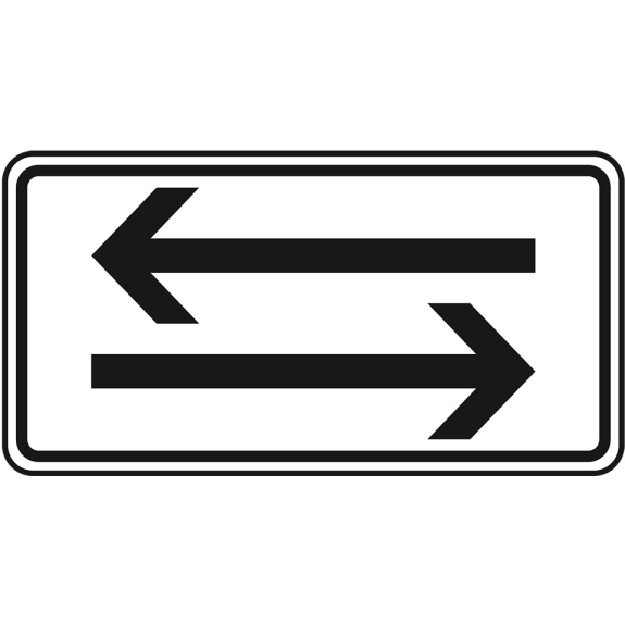 Schild Pfeil links- und rechtsweisend, Aluminium Typ 0, reflektierend, 600x330mm, DIN 67520 Schild Pfeil links- und rechtsweisend, Aluminium Typ 0, reflektierend, 600x330mm, DIN 67520-Beschreibung lesen