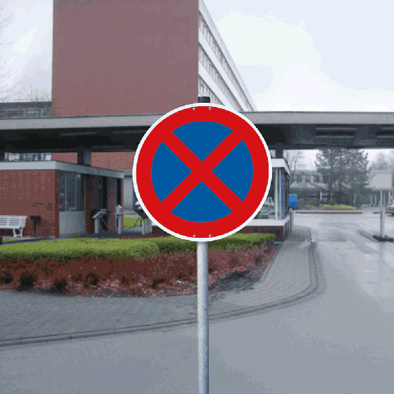 Verkehrszeichen Absolutes Haltverbot, Nr.283, Aluminium RA0, reflektierend, Ø 420mm, DIN 67520, nach StVO Verkehrszeichen Absolutes Haltverbot, Nr.283, Aluminium RA0, reflektierend, Ø 420mm, DIN 67520, nach StVO-Beschreibung lesen