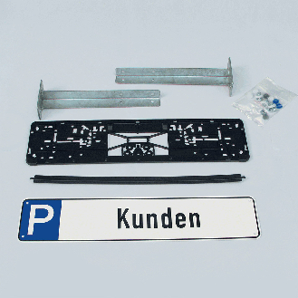 Befestigungsset 2 für Parkplatzreservierungsschilder, zum Aufschrauben-Beschreibung lesen