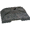 Fußplatte, Recyclingmaterial, 400x400mm, 12kg Fußplatte, Recyclingmaterial, 400x400mm, 12kg