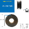 Poleas Poleas trapezoidales con cubo desmontable PFZ20125M Polea trapezoidal de hierro fundido tipo SPZ / Z con cubo desmontable serie 1610 con 2 ranuras, diámetro de paso 125 mm