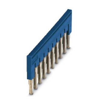 Pont enfichable, pas: 6,2 mm, nombre de pôles: 10, coloris: bleu - FBS 10-6 BU-Lire la description