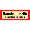 PERMALIGHT power langnachleuchtend Feuerwehrschild Rauchschutztür geschlossen halten, doppelseitig, Folie, 210x74mm