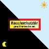 PERMALIGHT power langnachleuchtend Feuerwehrschild Rauchschutztür geschlossen halten, doppelseitig, Folie, 210x74mm