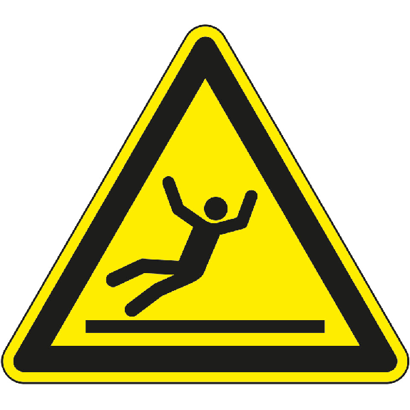 Warnschild Warnung vor Rutschgefahr, Folie, selbstklebend, SL 200mm, ASR A1.3, DIN EN ISO 7010 W011-Beschreibung lesen
