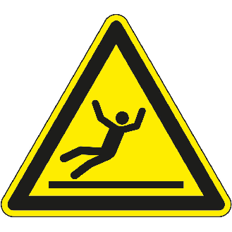 Warnschild Warnung vor Rutschgefahr, Folie, selbstklebend, SL 200mm, ASR A1.3, DIN EN ISO 7010 W011-Beschreibung lesen