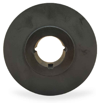 Poleas Poleas trapezoidales con cubo desmontable PFZ10106M Polea trapezoidal de hierro fundido tipo SPZ / Z con cubo desmontable serie 1610 con 1 ranura, diámetro de paso 106 mm-Leer más