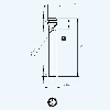DPI D6,5 PNP NF P2,5mm non noyé 50(36)mm Inox 10-30Vdc / M08 3P - AH1/CP-2F