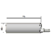 DPC D20 PNP NO+NF P12mm non noyé 70mm PPO / Câble 2m - KAS-80-23-A-D20-PPO-Z02-1-HP