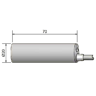 DPC D20 PNP NO+NF P12mm non noyé 70mm PPO / Câble 2m - KAS-80-23-A-D20-PPO-Z02-1-HP-Lire la description