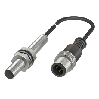 DPI M08 PNP NO P4mm quasi noyé 60mm Laiton 10-30Vdc / M12 3P+C0.3m  - BES M08MM-PSC40B-BP00,3-GS04 (BES05U9)-Lire la description