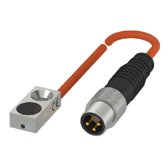 DPI Rect. PNP NO P2mm noyé 16x8x4,7mm Laiton / M08 3P+C0.3m TPE - BES R04MC-PSC20B-EZ00,3-GS49-519 (BES05P9)-Lire la description