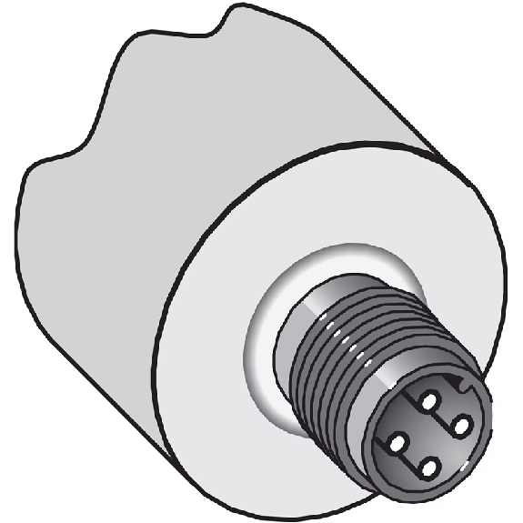 DPI M18 NPN NO P20mm non noyé 50(23)mm Laiton 10-30Vdc / M12 4P - IME18-20NNSZC0K-Lire la description