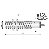 DPC Ex M18 2 fils AC/DC NF P5mm noyé 82(62)mm 20-250V / Câble 3m - SC18SM-A5 NC AD3