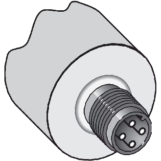 DPI M18 PNP NO P20mm non noyé 50(23)mm Laiton 10-30Vdc / M12 4P - IME18-20NPSZC0K-Lire la description