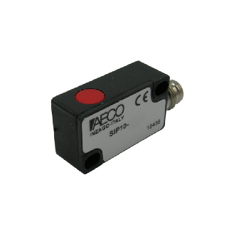 DPI Rect. PNP NF P2mm noyé 10x28x16mm Plast. 6-30Vdc / M08 3P - SIP10-C2 PNP NC H1-Lire la description