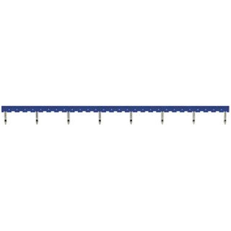 Pontage pour PYF-PU: Barrette au pas de 31.0mm, 8 pôles, bleu - PYDN-31.0-080S-Lire la description
