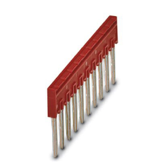 Pont enfichable, pas: 6,2 mm, nombre de pôles: 10, coloris: rouge - FBSR 10-6-Lire la description