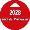 Systemprüfplakette Nächster Prüftermin 2028, rot, Folie, Ø 30mm, 10/Bogen Systemprüfplakette Nächster Prüftermin 2028, rot, Folie, Ø 30mm, 10/Bogen