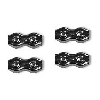 Serre-câble double inox, paquet de 4 accessoires pour AU à câble - 44506-4720 SM06-DL20 Serre-câble double inox, paquet de 4 accessoires pour AU à câble - 44506-4720 SM06-DL20